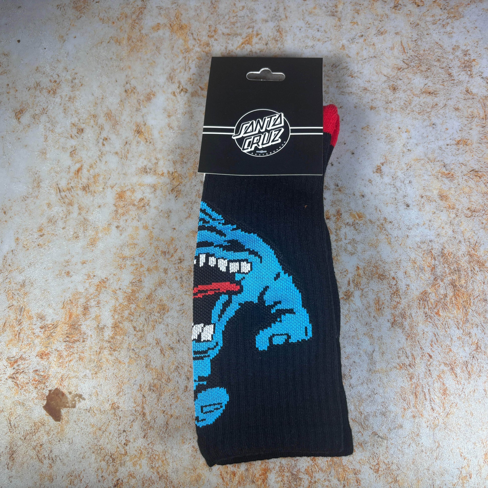 Santa Cruz Clothing & Shoes Black & White / UK 8-11 Santa Cruz Multi Hand Socks Black & White 2 Pack