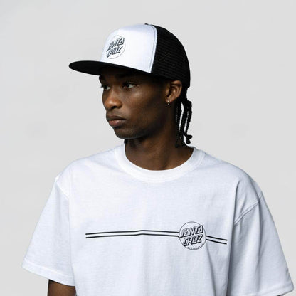 Santa Cruz Clothing & Shoes White / Black Santa Cruz Opus Dot Meshback Cap White / Black