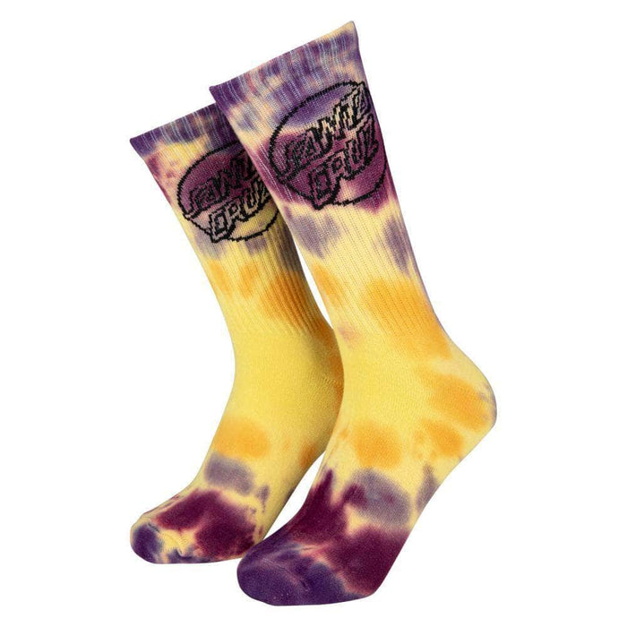 Santa Cruz Clothing & Shoes Purple Rainbow / UK 8-11 Santa Cruz Opus Dot Socks Purple Rainbow