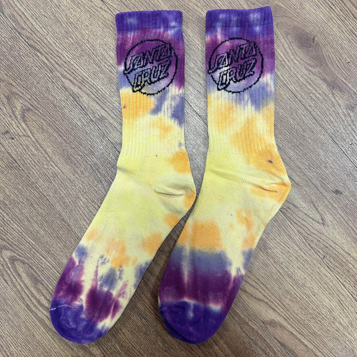 Santa Cruz Clothing & Shoes Purple Rainbow / UK 8-11 Santa Cruz Opus Dot Socks Purple Rainbow