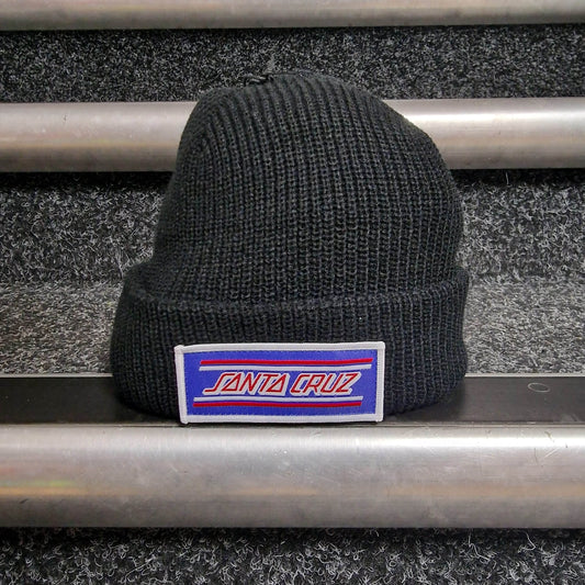 Santa Cruz Clothing & Shoes Black Santa Cruz Podium Beanie Black