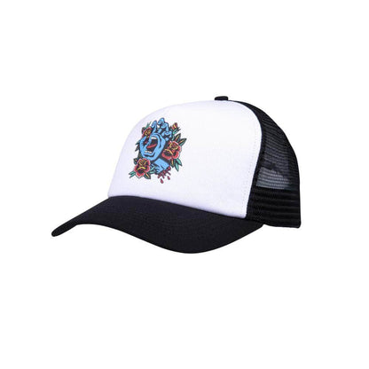 Santa Cruz Clothing & Shoes White / Black Santa Cruz Screaming Flash Meshback Cap White / Black