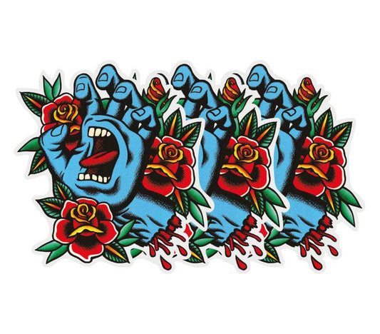 Santa Cruz Skateboards Santa Cruz Screaming Flash Sticker 4.5 Inch