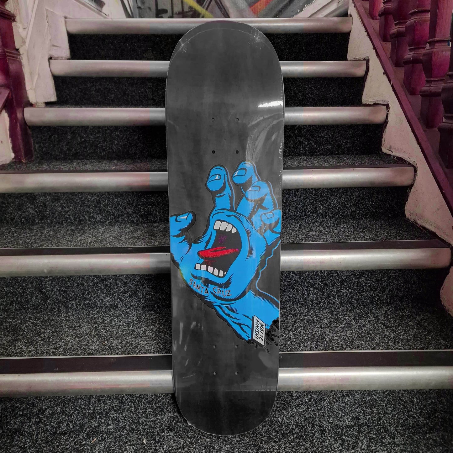 Santa Cruz Skateboards 8.6 Santa Cruz Screaming Hand Black 8.6" Skateboard Deck