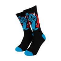 Santa Cruz Clothing & Shoes Black & White / UK 8-11 Santa Cruz Screaming Hand Classic Dot Socks Black & White 2 Pack
