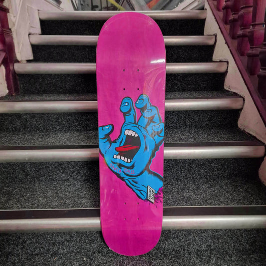Santa Cruz Skateboards 7.8 Santa Cruz Screaming Hand Pink 7.8" Skateboard Deck
