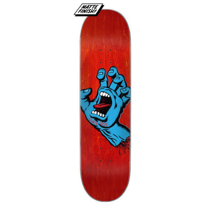 Santa cruz Skateboards 8.0 Santa Cruz Screaming Hand Red 8" Skateboard Deck