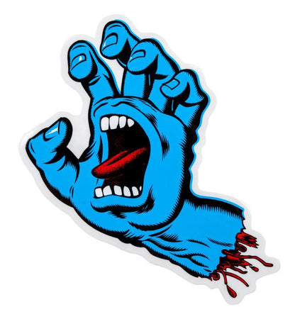 Santa Cruz Skateboards Santa Cruz Screaming Hand Sticker 6 Inch