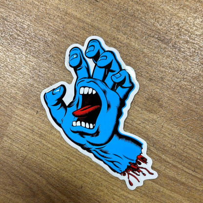 Santa Cruz Skateboards Santa Cruz Screaming Hand Sticker 6 Inch