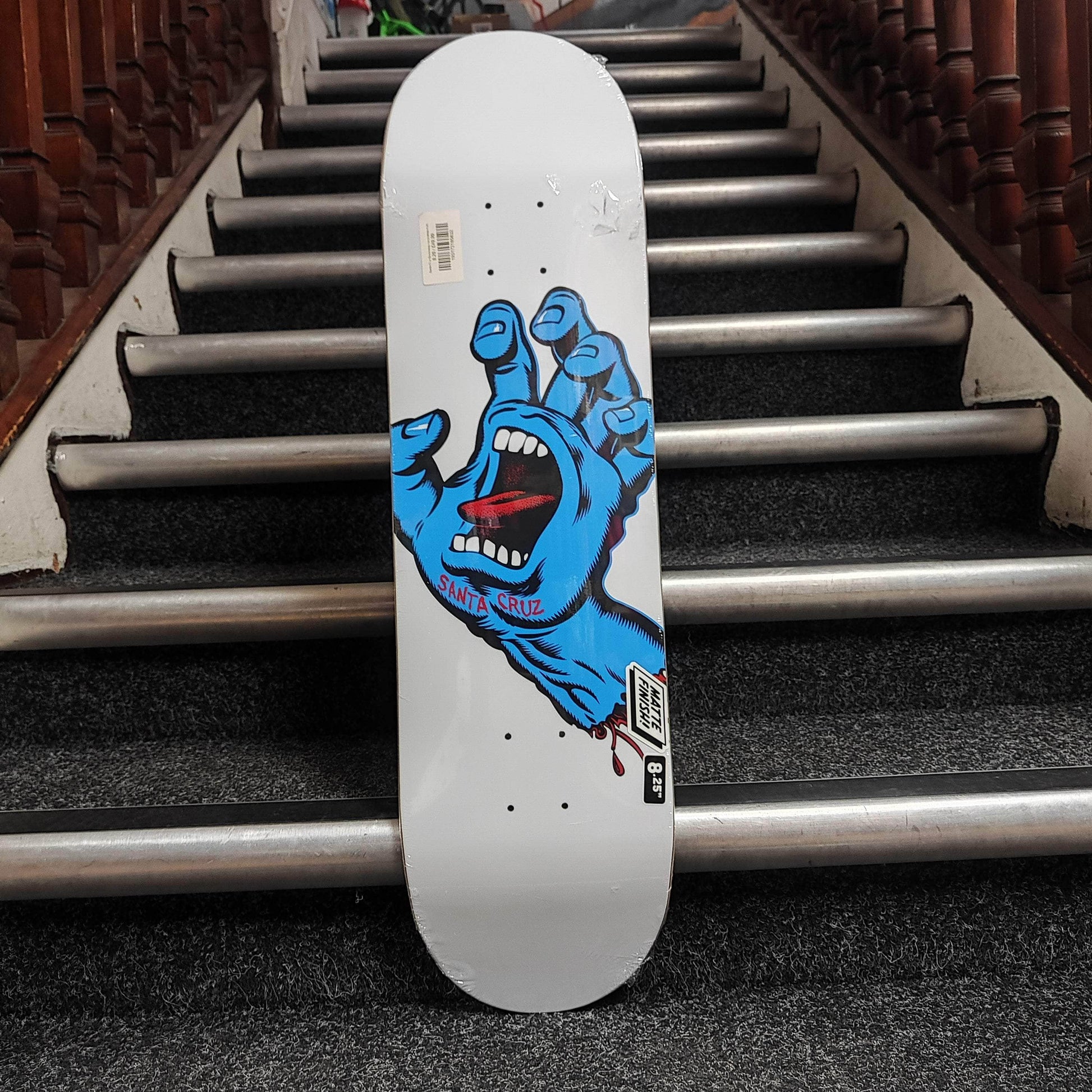 Santa cruz Skateboards 8.25 Santa Cruz Screaming Hand White 8.25" Skateboard Deck