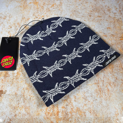 Santa Cruz Clothing & Shoes Midnight Blue Santa Cruz Wired Beanie Midnight Blue