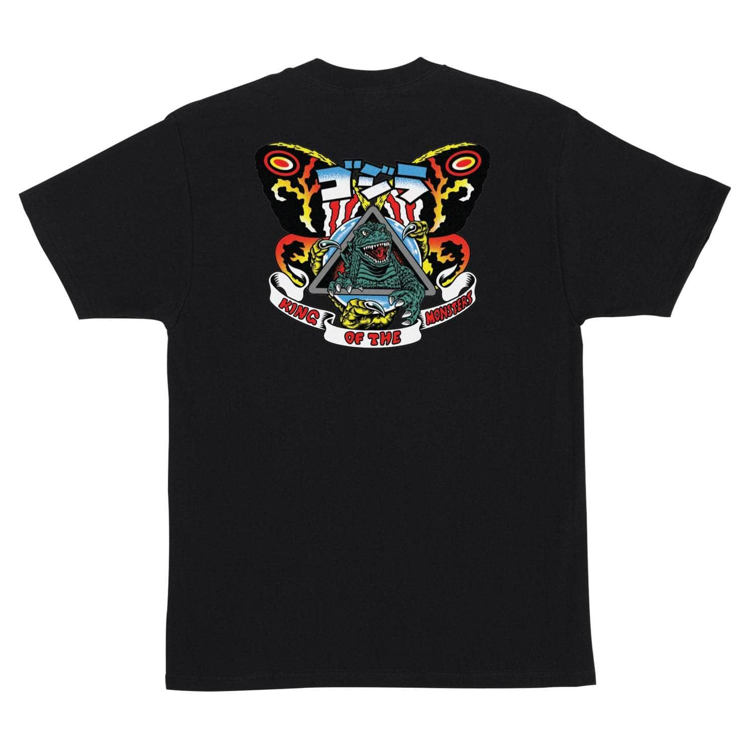 Santa cruz Clothing & Shoes Santa Cruz x Godzilla Natas Mothra Black T-shirt