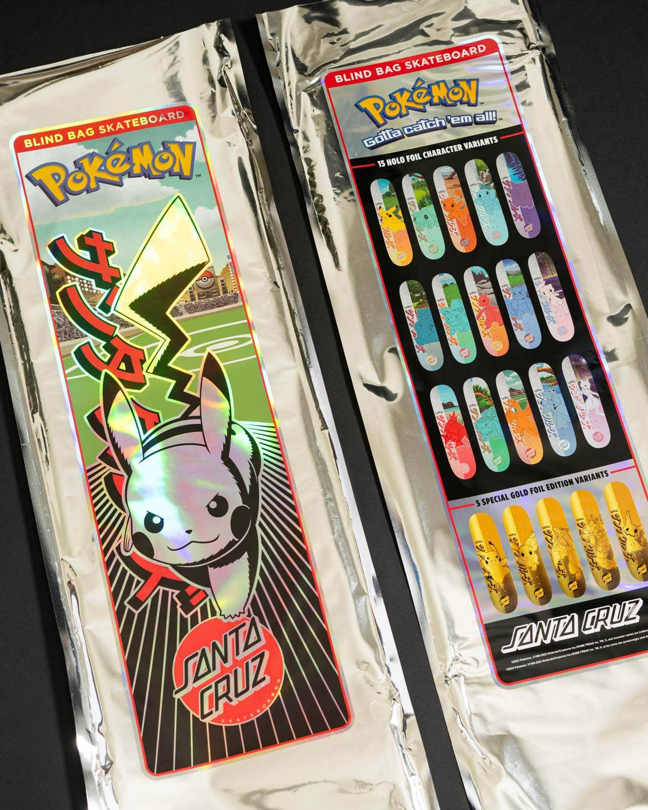 Santa cruz Skateboards Santa Cruz x Pokemon Blind Bag 8" Skateboard Deck