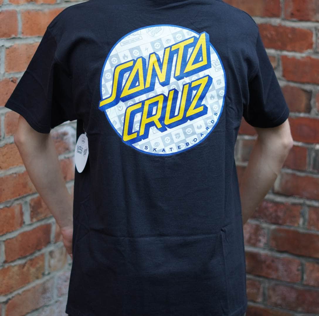 Santa Cruz Clothing & Shoes Santa Cruz x Pokemon Energy Dot T-Shirt Black