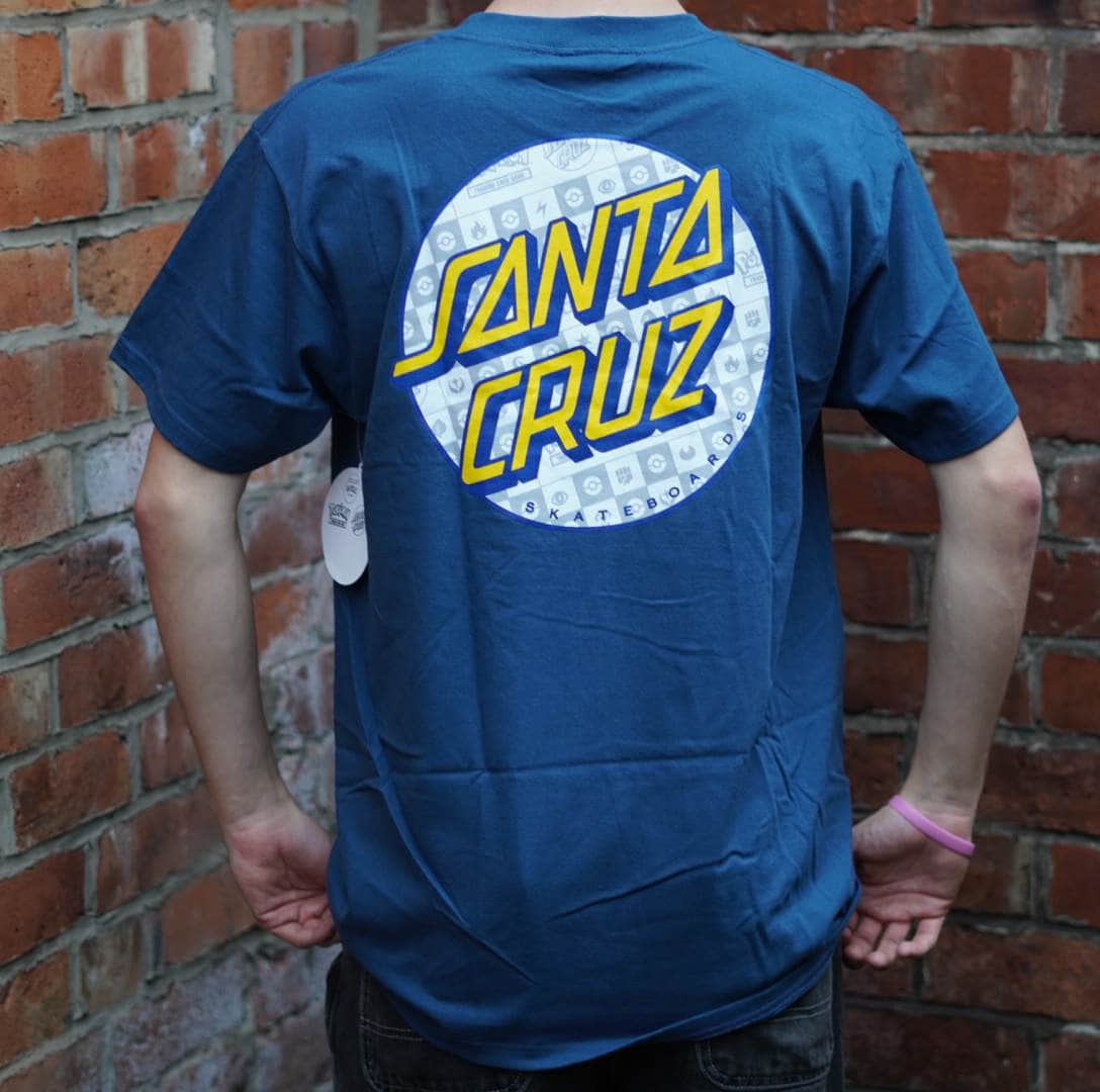Santa Cruz Clothing & Shoes Santa Cruz x Pokemon Energy Dot T-Shirt Harbour Blue