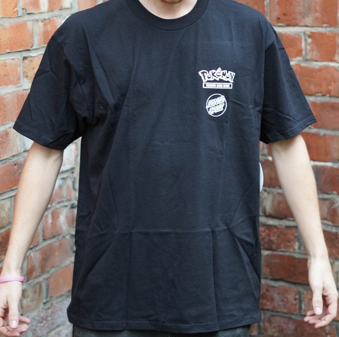 Santa Cruz Clothing & Shoes Santa Cruz x Pokemon Power Dot T-Shirt Black