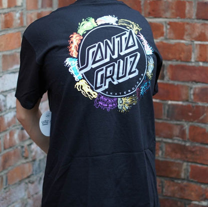 Santa Cruz Clothing & Shoes Santa Cruz x Pokemon Power Dot T-Shirt Black