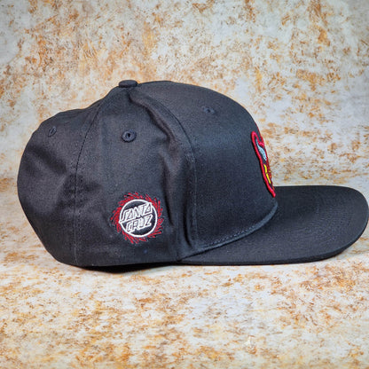 Santa Cruz Clothing & Shoes Black Santa Cruz x Stranger Things Hellfire Club Snapback Cap Black