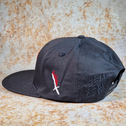 Santa Cruz Clothing & Shoes Black Santa Cruz x Stranger Things Hellfire Club Snapback Cap Black