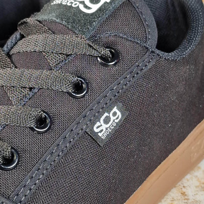 SCG Shoe Co Clothing & Shoes SCG Shoe Co LoPro BMX Shoe Black Canvas / Gum