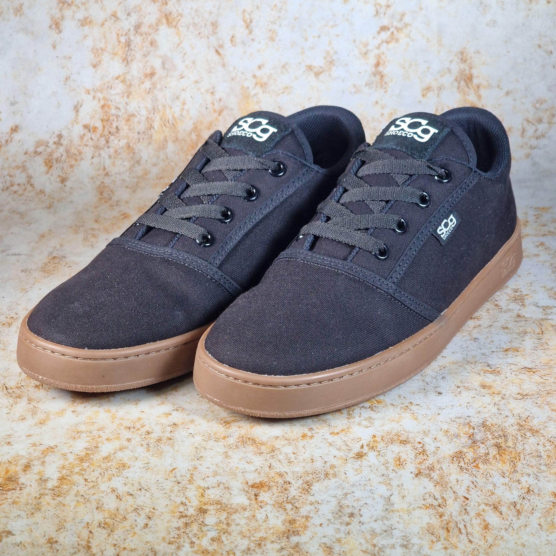 SCG Shoe Co Clothing & Shoes SCG Shoe Co LoPro BMX Shoe Black Canvas / Gum
