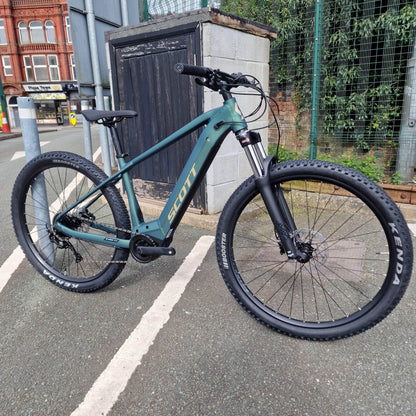 Scott Bikes Scott Aspect eRide 950 Electric Hardtail Mountain Bike Green