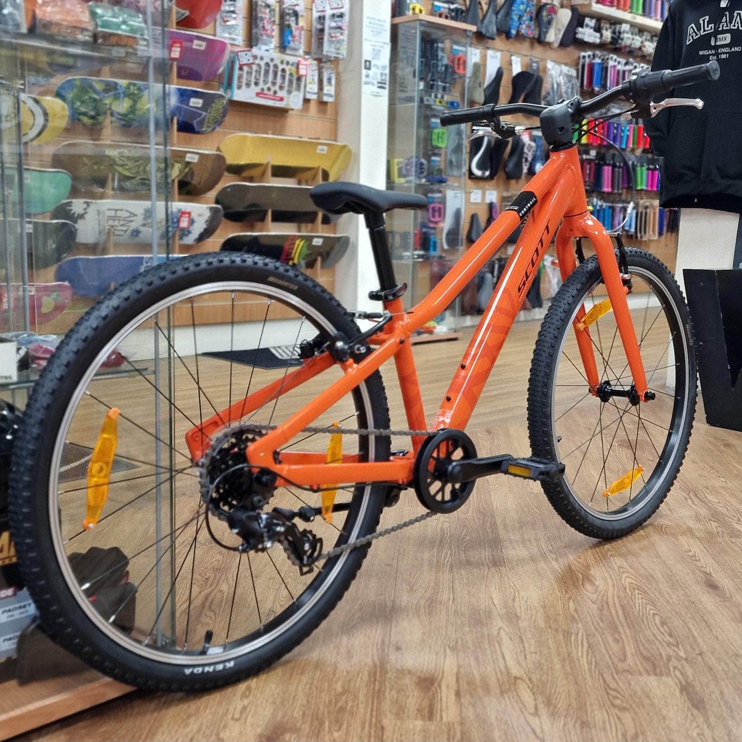 Scott Bikes Flame Orange Scott Contrail 400 24 Inch Kids Mountain Bike Flame Orange