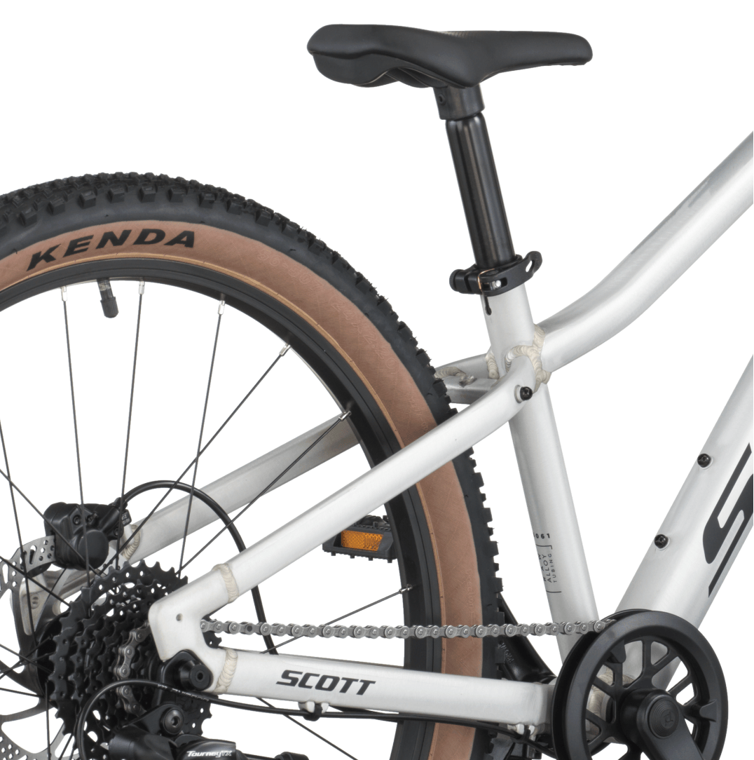 Scott Bikes Silver Scott Scale 400 24 Inch Kids Mountain Bike Raw Silver