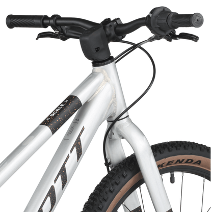 Scott Bikes Silver Scott Scale 400 24 Inch Kids Mountain Bike Raw Silver