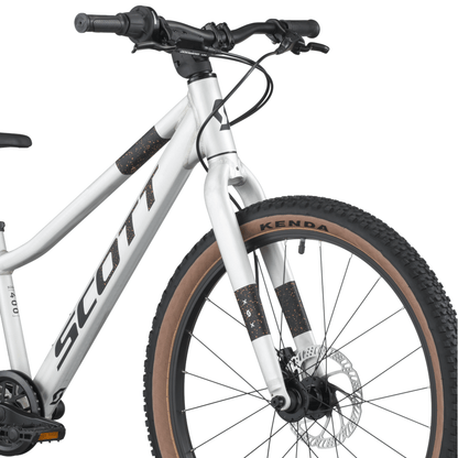 Scott Bikes Silver Scott Scale 400 24 Inch Kids Mountain Bike Raw Silver