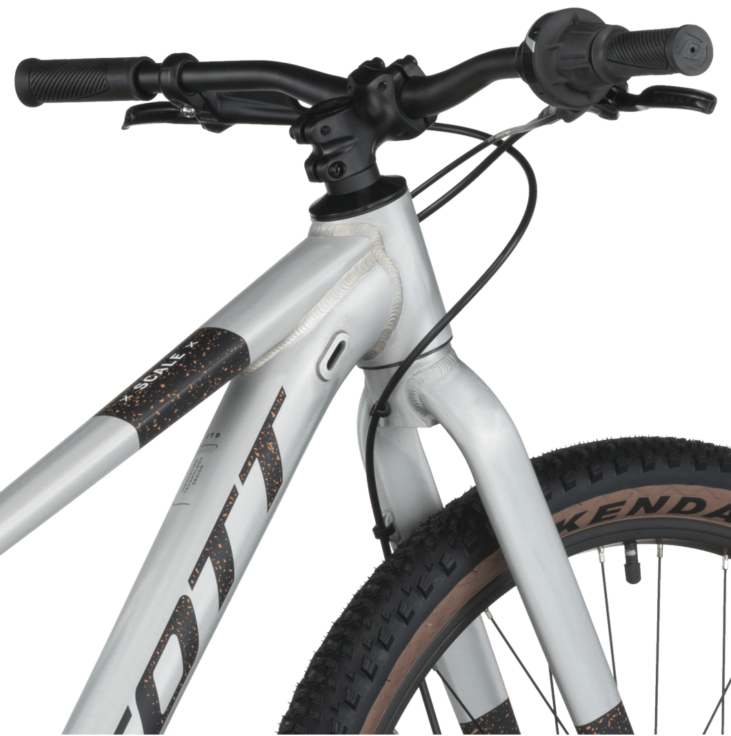 Scott Bikes Raw Alloy Scott Scale 600 26 Inch Rigid Kids Mountain Bike Raw Alloy