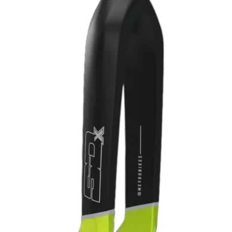 SD BMX Racing Matte Black/Black/Green SD Expert 1 1/8 Inch 10mm Carbon V2 BMX Race Fork