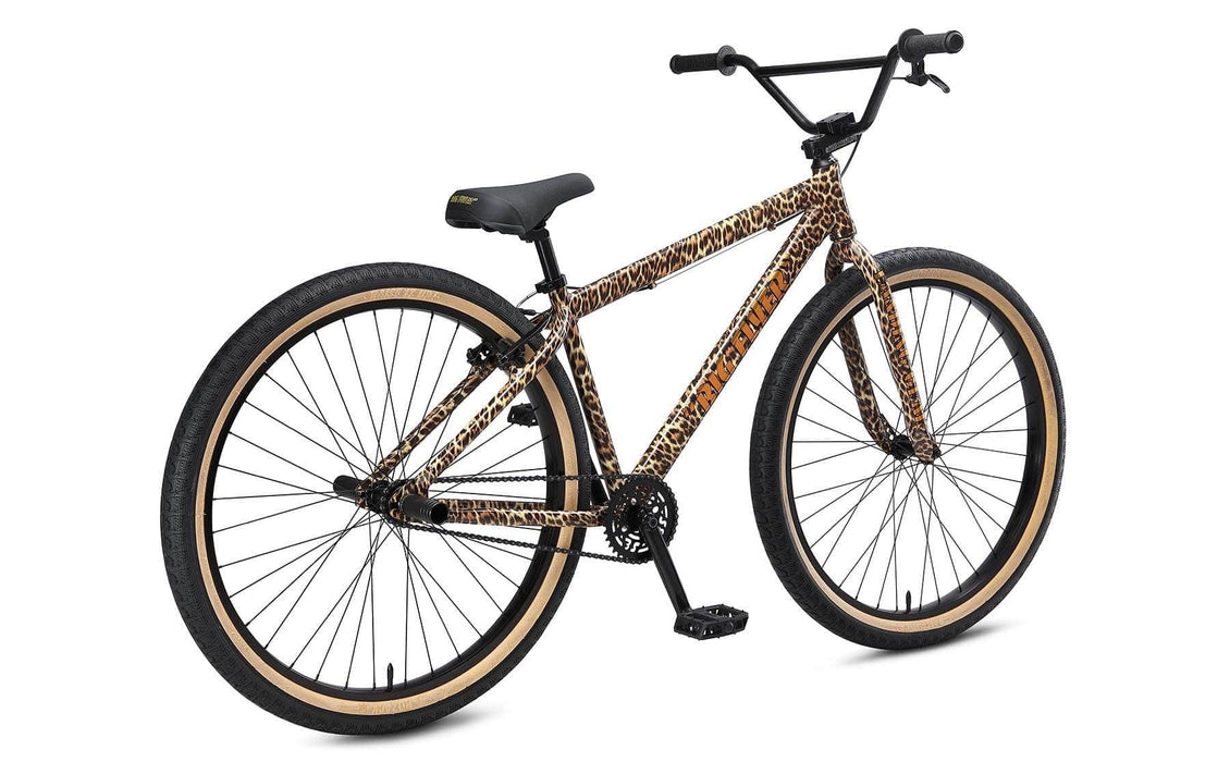 SE Bikes Wheelie Parts Leopard Print SE Bikes Big Flyer 29 Inch Bike Leopard Print