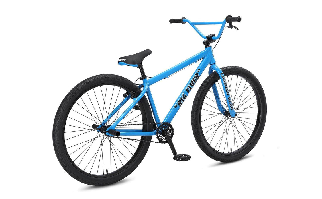 SE Bikes Wheelie Parts Neon Blue SE Bikes Big Flyer 29 Inch Bike Neon Blue