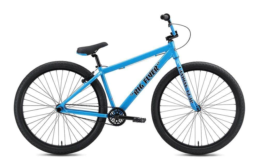 SE Bikes Wheelie Parts Neon Blue SE Bikes Big Flyer 29 Inch Bike Neon Blue