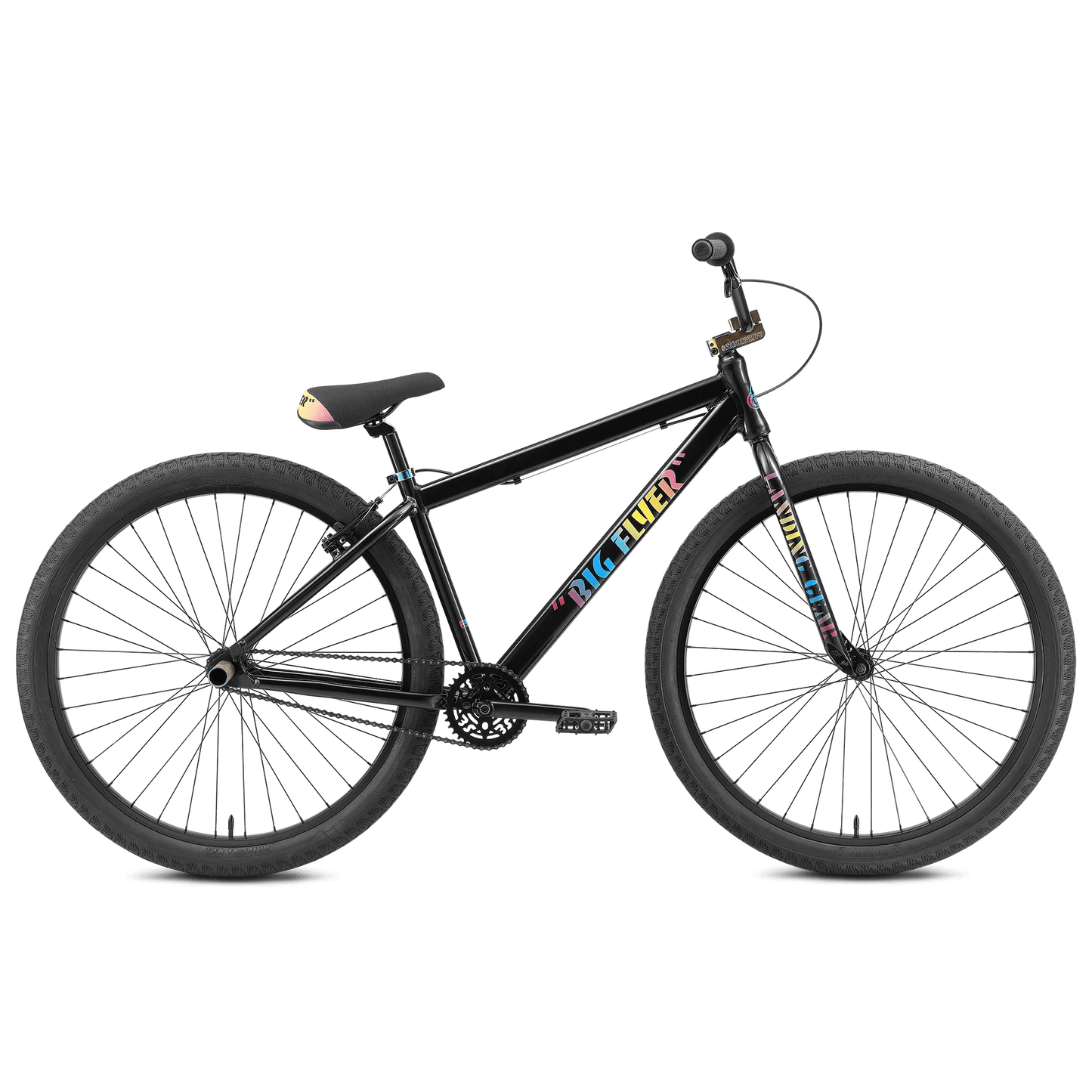 SE Bikes Wheelie Parts Slick Mode Black SE Bikes Big Flyer 29 Inch Bike Slick Mode Black