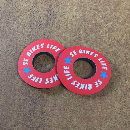 SE Bikes BMX Parts Red SE Bikes Bike Life Grip Donuts