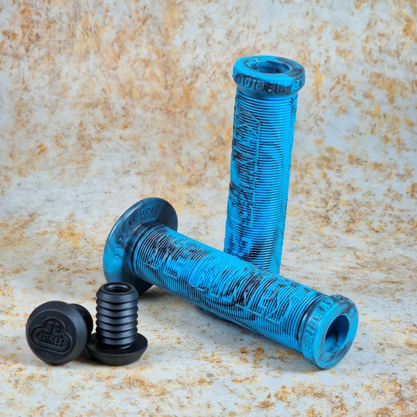 SE Bikes BMX Parts Blue/Black SE Bikes Bike Life Grips