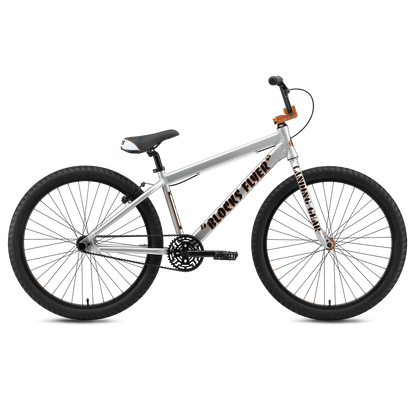 SE Bikes Bikes Iced Out Silver SE Bikes Blocks Flyer 26 Iced Out Silver
