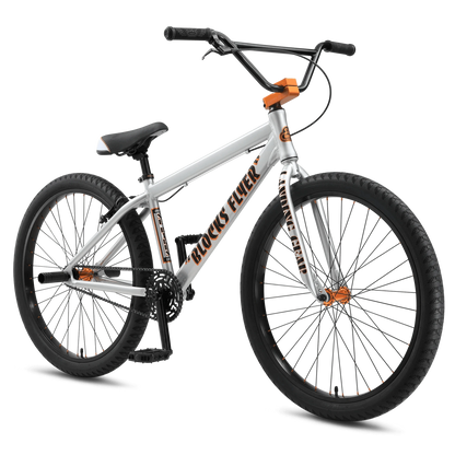 SE Bikes Bikes Iced Out Silver SE Bikes Blocks Flyer 26 Iced Out Silver