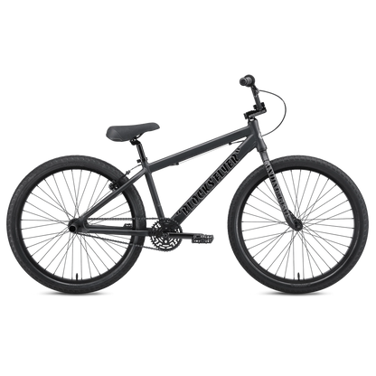 SE Bikes Bikes Matte Black SE Bikes Blocks Flyer 26 Inch Bike Matte Black