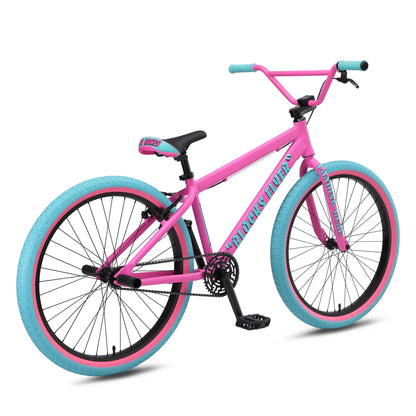 SE Bikes Matt Pink Bubblegum SE Bikes Blocks Flyer 26 Inch Bike Matte Pink Bubblegum