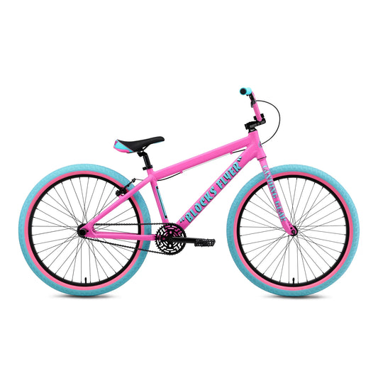 SE Bikes Matt Pink Bubblegum SE Bikes Blocks Flyer 26 Inch Bike Matte Pink Bubblegum