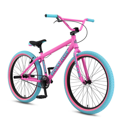 SE Bikes Matt Pink Bubblegum SE Bikes Blocks Flyer 26 Inch Bike Matte Pink Bubblegum
