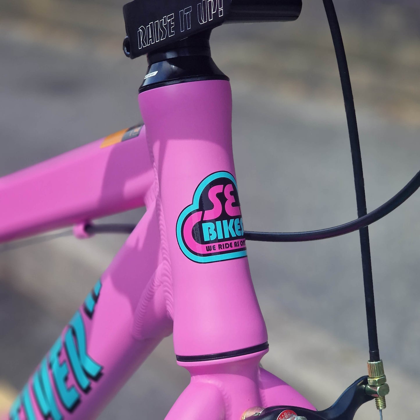SE Bikes BMX Bikes Matt Pink Bubblegum SE Bikes Blocks Flyer 26 Inch Bike Matte Pink Bubblegum