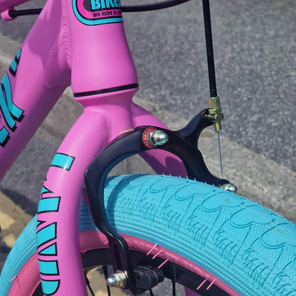 SE Bikes BMX Bikes Matt Pink Bubblegum SE Bikes Blocks Flyer 26 Inch Bike Matte Pink Bubblegum