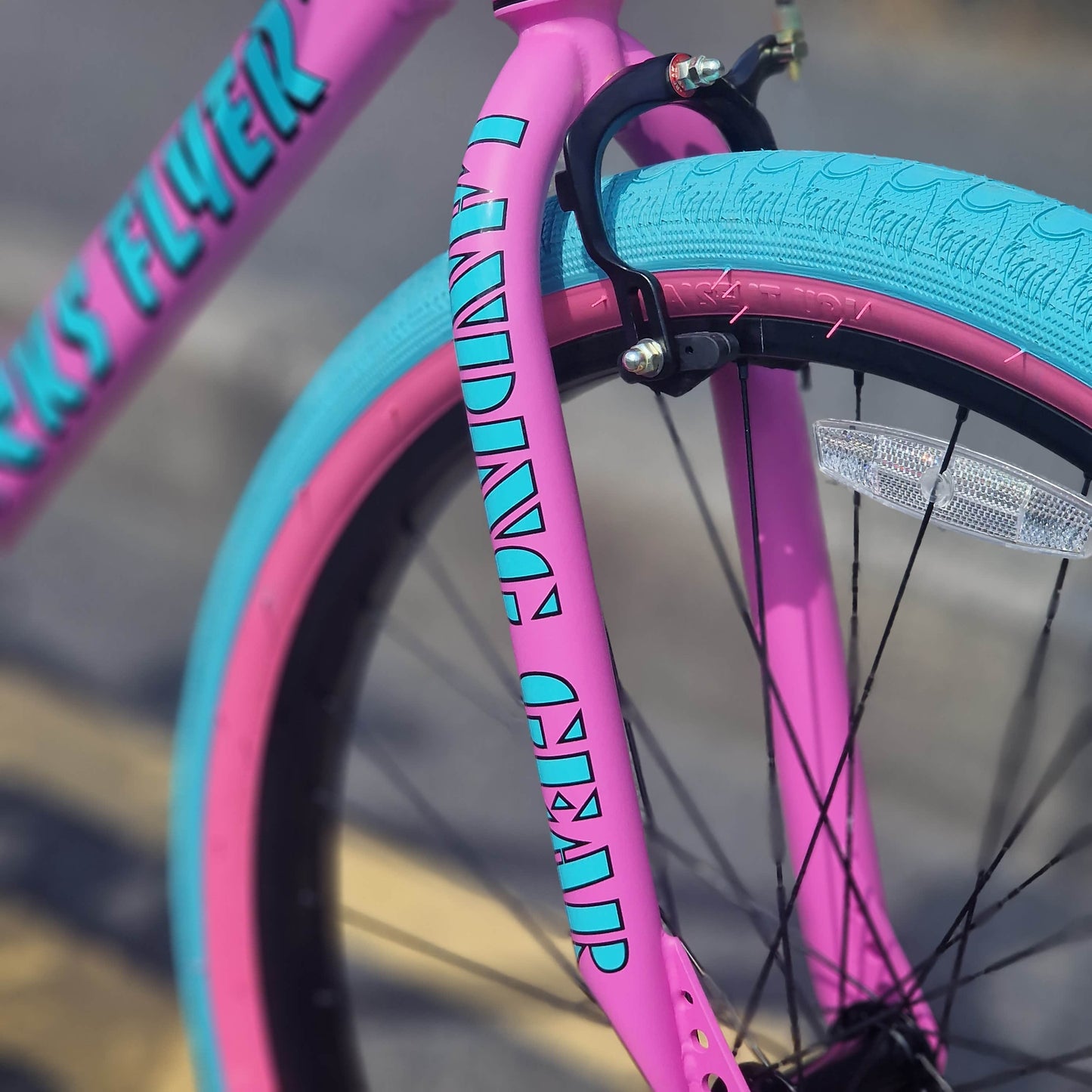 SE Bikes BMX Bikes Matt Pink Bubblegum SE Bikes Blocks Flyer 26 Inch Bike Matte Pink Bubblegum