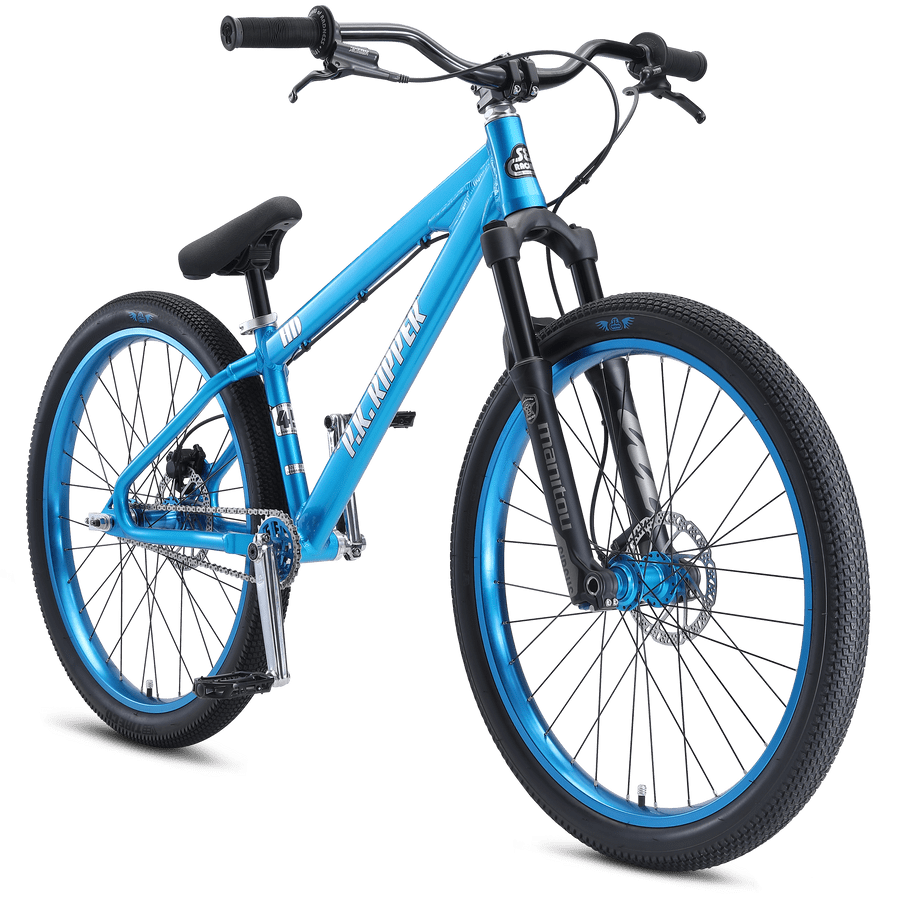 SE Bikes BMX Bikes Shiny Blue SE Bikes DJ Ripper HD 26 Inch Bike Shiny Blue