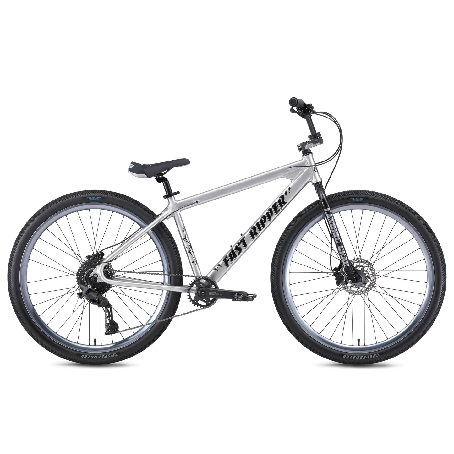 SE Bikes Ball Burnished Silver SE Bikes Fast Ripper 29 Inch 10 Speed Bike Ball Burnished Silver
