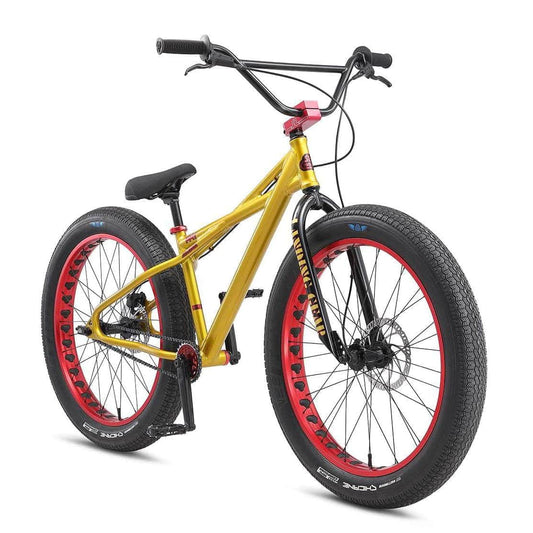 SE Bikes Wheelie Parts Royal Gold SE Bikes Fat Quad 26 Inch Bike Royal Gold